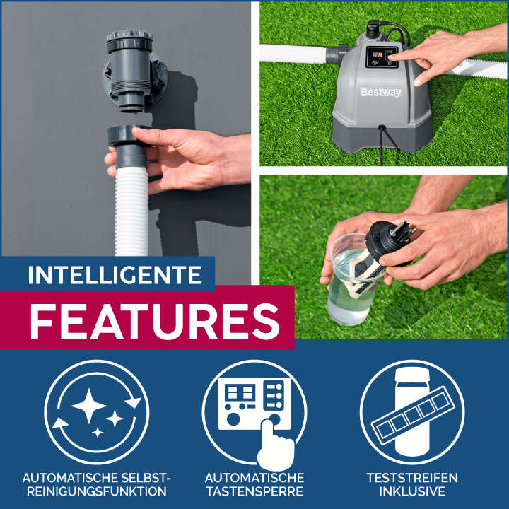 Bestway Salzwasser-Chlorinator Hydrogenic™ 6 g/h